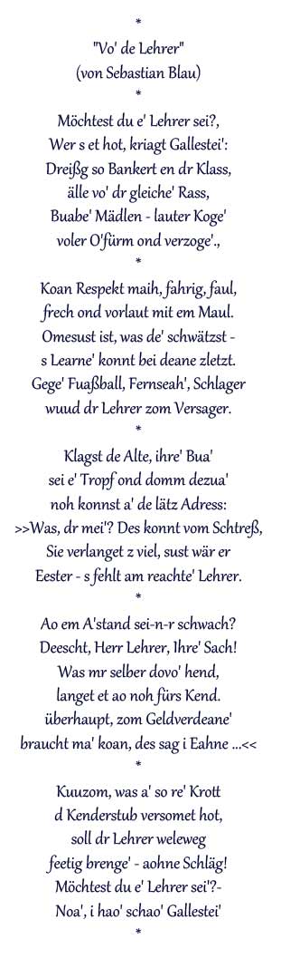 Ihr Gedicht ist vorhanden wenn sie dies lesen suchen sie ihr Gedicht bitte in der oberen Auswahl neu.