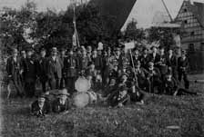 Bild Gesangsverien in Hailfingen 31,Juli,1898