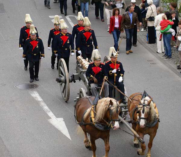 Bürgerwache Kanonen Artillerie